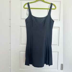 Zara Black Sheath Midi Dress Spaghetti Strap